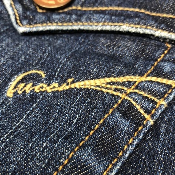 PREMIUM LUCCI STRAIGHT FLAP POCKET JEANS 0x32 LIKE NEW ❤️ - Picture 2 of 14